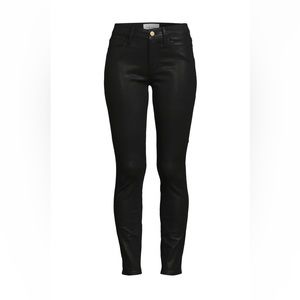 FRAME Le Skinny Coated Jeans